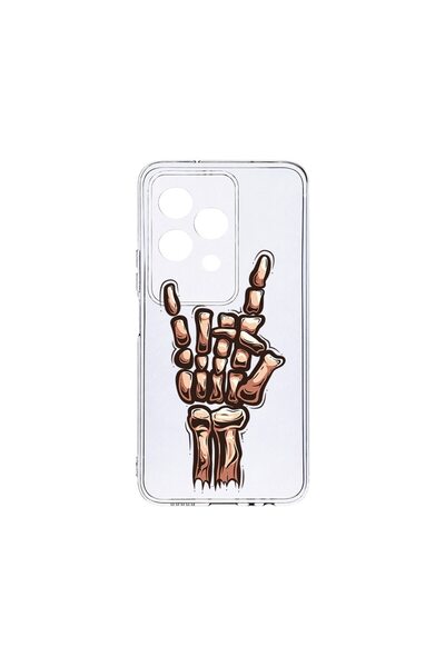 bestcase ¬Æ Husa Clear Silicon 2MM, Compatibila Cu Honor 200 Lite, Skeleton H...