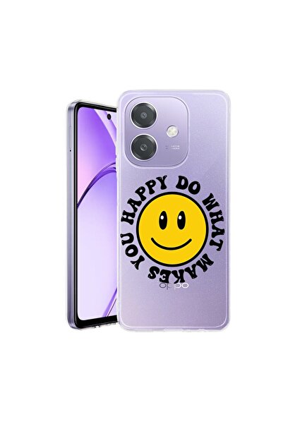 bestcase Husa pentru OPPO A40 / A40M, BestCase¬Æ Clear Silicon 2MM, Happy Smi...