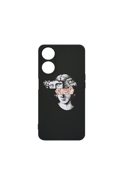 bestcase Θήκη από υγρή σιλικόνη Premium, Συμβατή με OPPO A78 4G, Άγαλμα Δαβίδ...