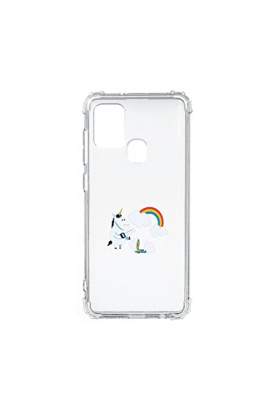 bestcase Husă Antișoc din Silicon Compatibilă cu Motorola Moto G60s, Curcubeu...