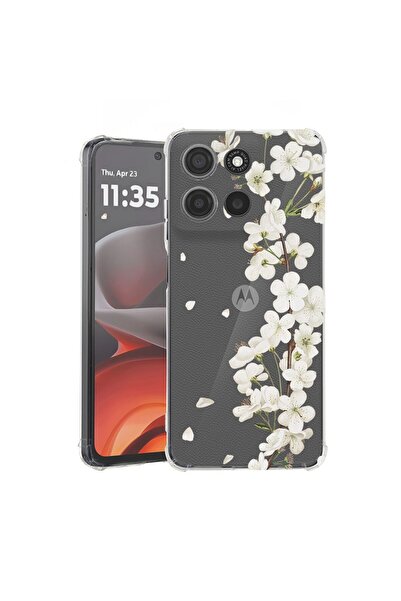 bestcase ¬Æ Husa Anti Shock Compatibila cu Motorola Moto G86 Power, Floral - ...