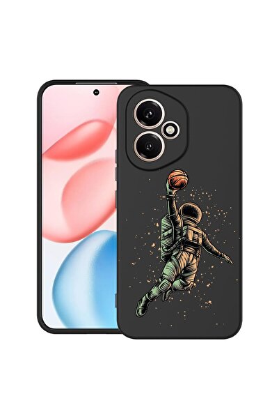 bestcase Θήκη για Honor 400 με σχέδιο αστροναύτη και μπάσκετ, TPU Ματ Εξαιρετ...