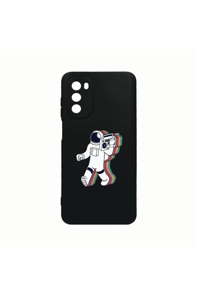 bestcase Силиконов калъф, съвместим с Motorola Moto G82 / Moto G52, Walk On M...