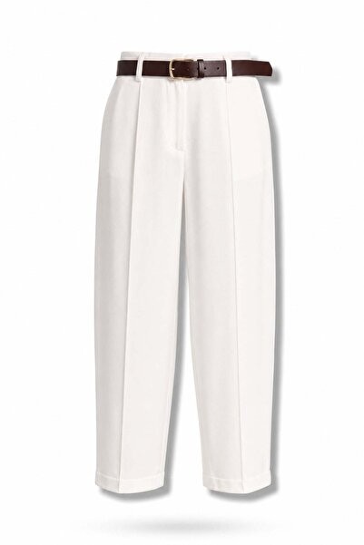 5in1Canpolat Beli pantaloni sa pojasom 580923