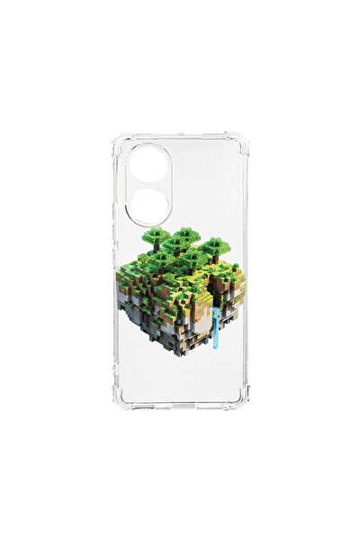 bestcase Husa Αντικραδασμική 1.5MM, συμβατή με OPPO A38, Minecraft, Τεχνολογί...