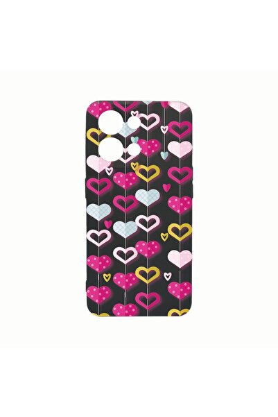 bestcase Θήκη Σιλικόνης, Συμβατή με Oppo Reno8 Pro, Σχέδιο Χαριτωμένες Καρδιέ...