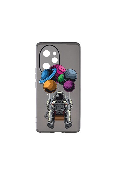 bestcase Θήκη Σιλικόνης Γραφίτη 1.5MM, Συμβατή με Honor 100 Pro, Αστροναύτης,...