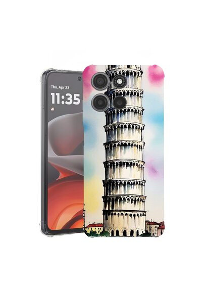 bestcase ¬Æ Husa pentru Motorola Moto G15, Anti Shock 1.5MM, Italy, Protectie...