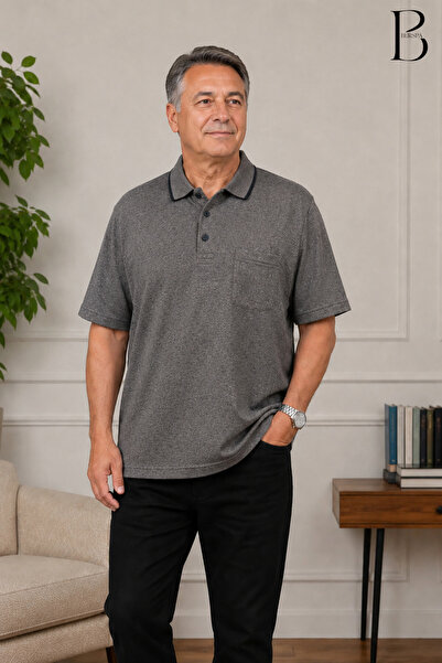 BURSPA Relaxed Fit Oversized Men's Dad T-Shirt