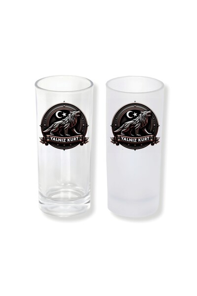 Ghostbastır Yalnız Kurt Rakı Glass With/Without Ice Option – 1 Stylish Presen...