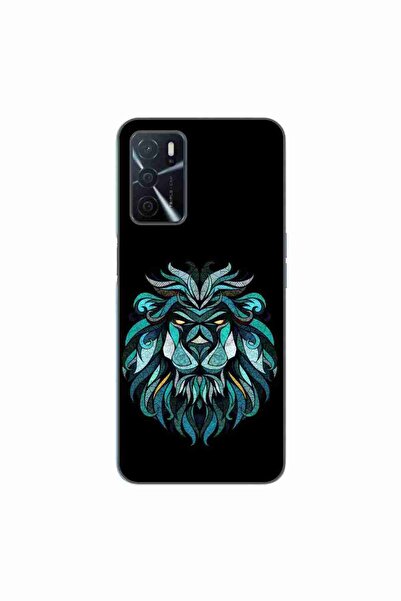 OEM Husa compatibila cu Oppo A16 Silicon Gel Tpu Model Abstract Lion