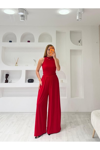 İrka Moda Balıkçı Yaka Tulum
