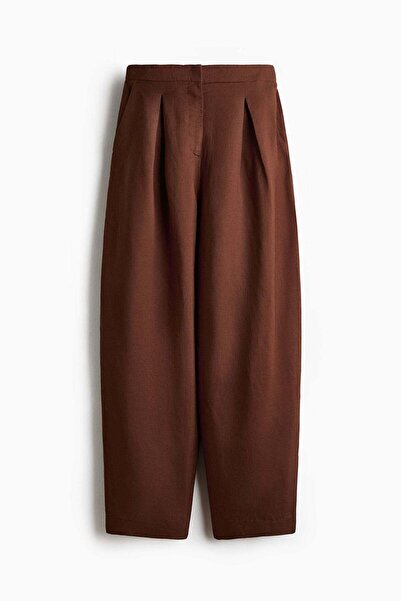 H&M بنطلون من مزيج الكتان