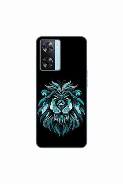 OEM Husa compatibila cu Oppo A57s Silicon Gel Tpu Model Abstract Lion