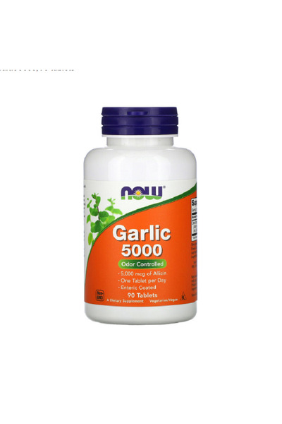Now Foods Garlic 5000 90 tablete -