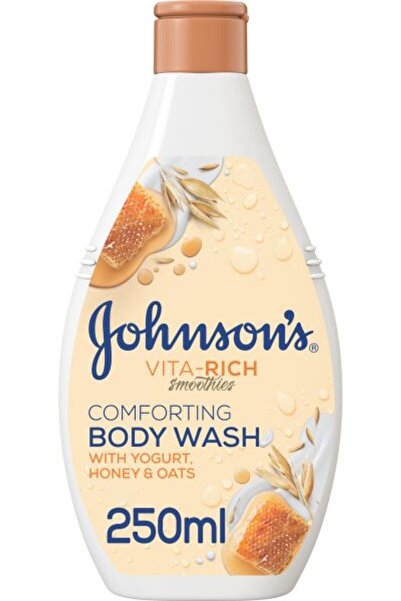 Johnson's غسول الجسم المغذي بالعسل والشوفان والزبادي 250 مل