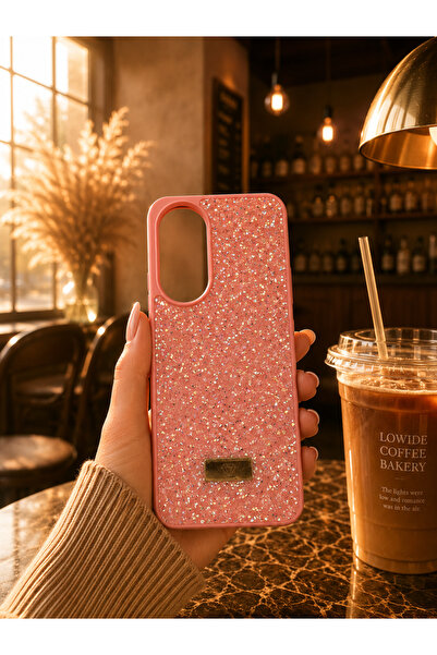 MMP SHOP Honor 200 Pro Uyumlu İçi Kadife Elmas Tasarımlı Taşlı Parlak Pırlant...