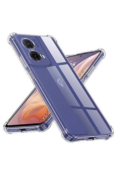 Techsuit Husa pentru Motorola Moto G85, Shockproof Clear Silicone, protectie ...