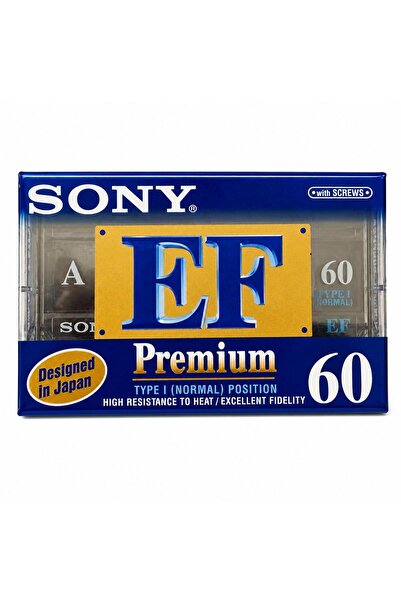 Sony Κασέτα Ήχου EF 60 λεπτών Τύπου Ι – Αναλογική Ποιότητα Premium 🎵