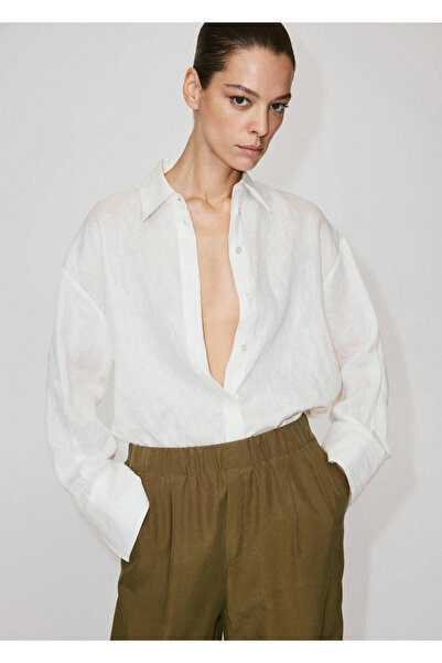 MANGO Woman Lyocell bol pantolon