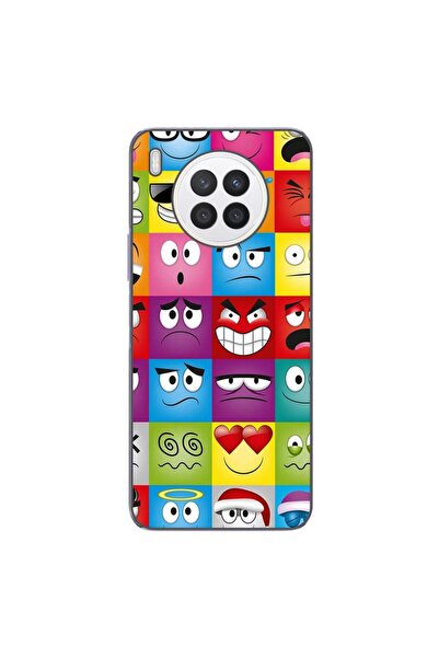 OEM Husa compatibila cu Huawei Nova 8i Silicon Gel Tpu Model Funny Faces
