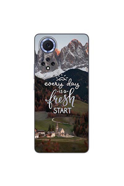 OEM Θήκη συμβατή με Huawei Nova 9 Σιλικόνης Gel TPU με Σχέδιο Μήνυμα  "Φρέσκι...