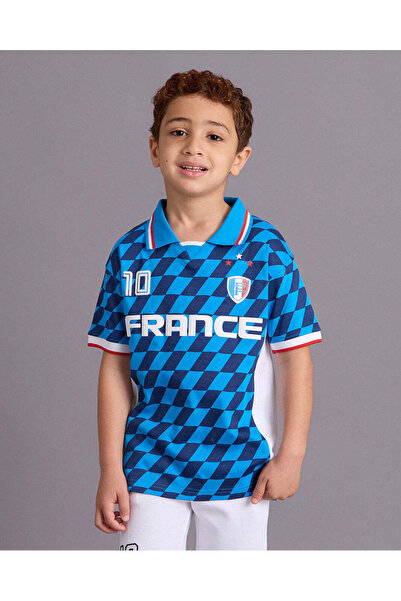 REDTAG Boys Blue France FifaT-shirt