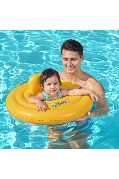 BESTWAY Colac gonflabil pentru bebeluși, cu 3 inele, 69cm/27″