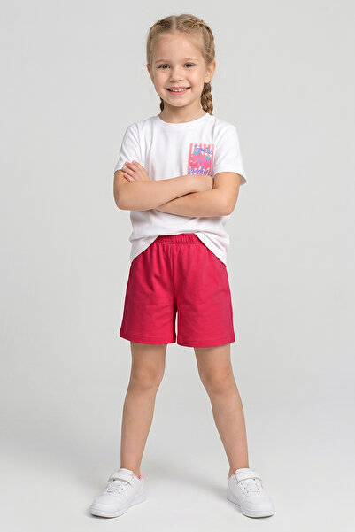 Dmb Set tricou din bumbac cu pantaloni scurți pentru fete