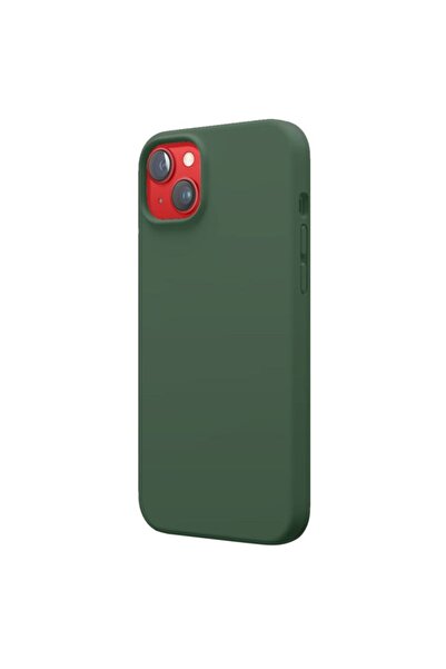 lemontti Husa Liquid Silicon MagCharge iPhone 14 Verde (protectie 360°, mater...