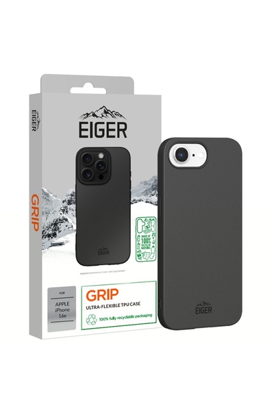 EIGER Husa Grip GRS iPhone 17e / iPhone 16e Black