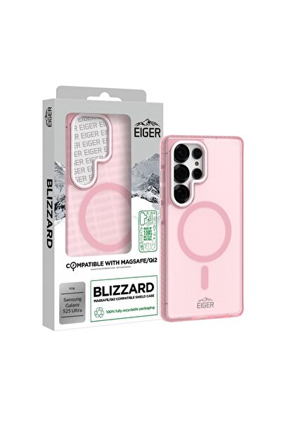 EIGER Blizzard Magsafe GRS Samsung Galaxy S25 Ultra Pink Case