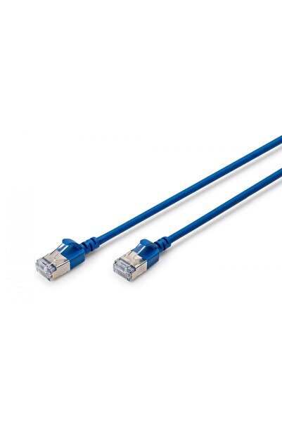 Digitus Cablu patch CAT 6A F/FTP Subțire 1,50m albastru