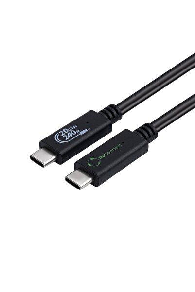 MicroConnect ReConnect (GRS) Cablu USB-C 3.2 Gen2x2, 1m
