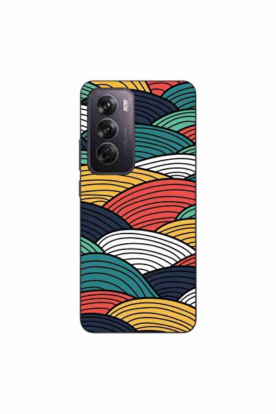 OEM Husa compatibila cu Oppo Reno12 Pro Silicon Gel Tpu Model Abstract Stripe...