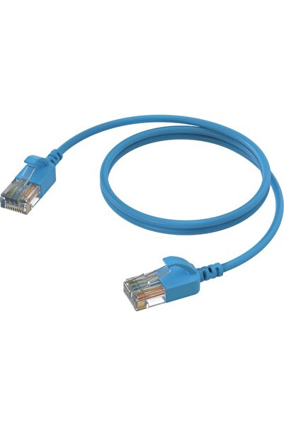 PROCAB CSD560BU/1.5 Cablu de rețea Slimline - CAT6A RJ45 - RJ45 U/UTP versiun...