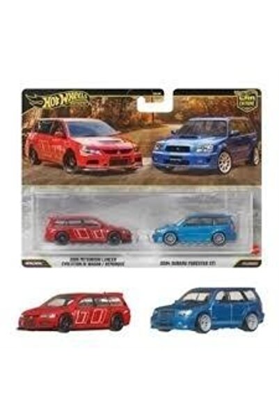 Mattel Games Hot Wheels Premium pachet de 2 vehicule