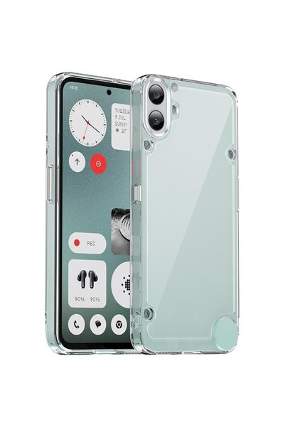 NANOSPACE Nothing CMF Phone 1 İle Uyumlu Kılıf Şeffaf Silikon Slim Esnek Kılıf