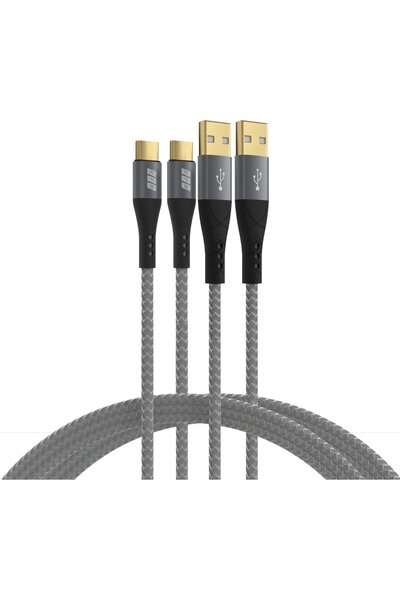 EFB USB-A auf USB-C Kabelset 60W QC 3A 2x2m