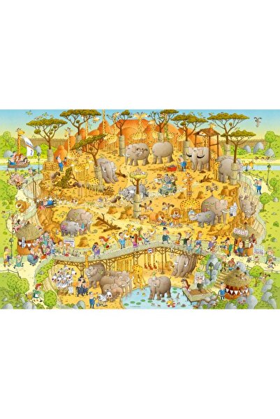 Heye Puzzle 1000 Funky ZOO, Zoo-ul Africă