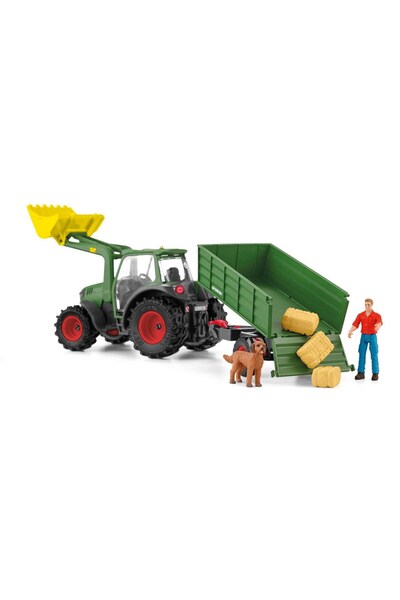 SCHLEICH Tractor cu remorcă