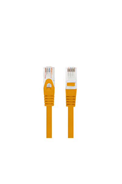 Lanberg Cordon de patch UTP cat.6 1,5m LSZH CU, testat cu Fluke, pomară≈Ñczowy