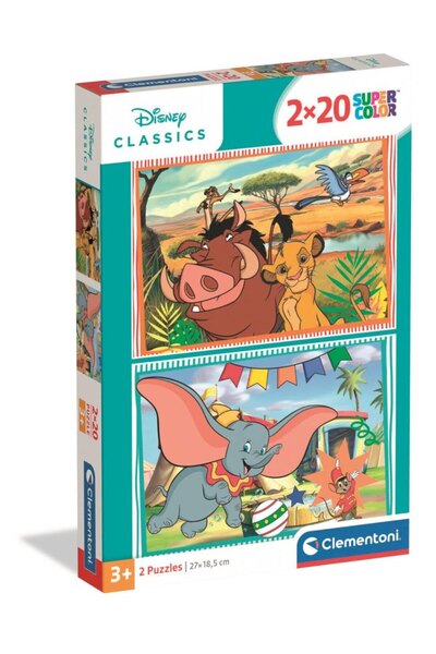 CLEMENTONI Puzzle 2x20 Disney Classics