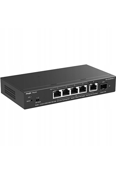 RUIJIE Switch de rețea Networks RG-ES206MG-P, alimentat L2, Ethernet 2.5G (10...