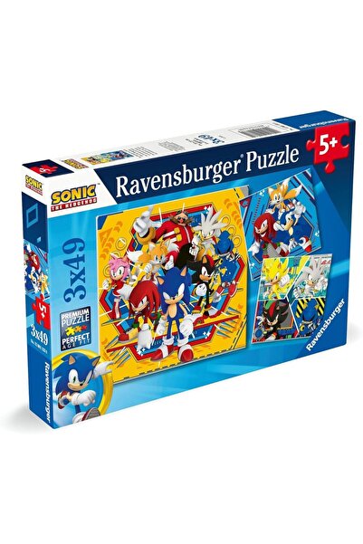 RAVENSBURGER Puzzle 3x49 Sonic