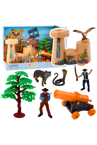 LeanToys Set cowboy figurine western