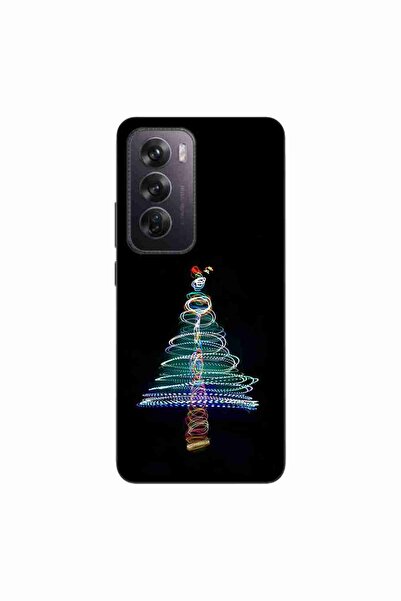 OEM Husa compatibila cu Oppo Reno12 Pro Silicon Gel Tpu Model Craciun Brad Neon
