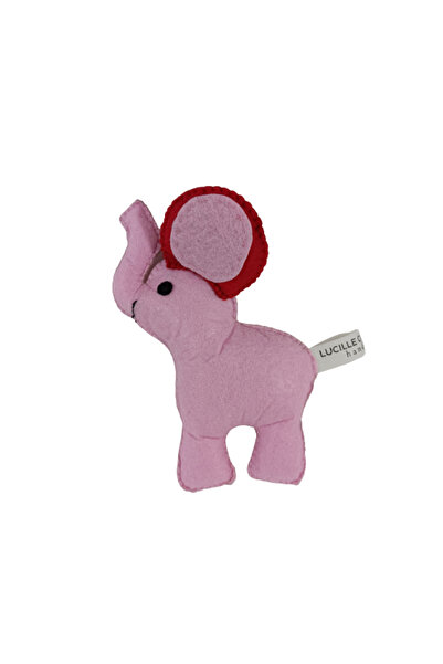Lucille Craftshop Elefant din pâslă, lucrat manual, 16 cm