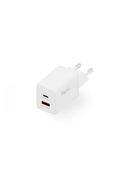 Digitus ≈Åadowarka sieciowa GaN II 45W, 1x USB-C, 1x USB-A, PD 3.0, QC 3.0, b...