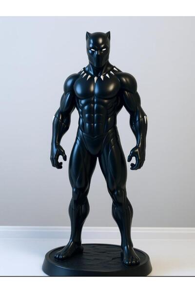 CRAFTEL Black Panther Standlı Figür - Kara Panter Dik Duruş Pozu Biblo Marvel...